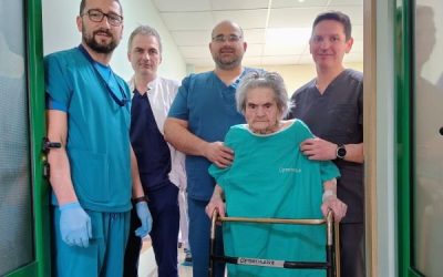 103-годишна жена преживя инфаркт и смяна на става