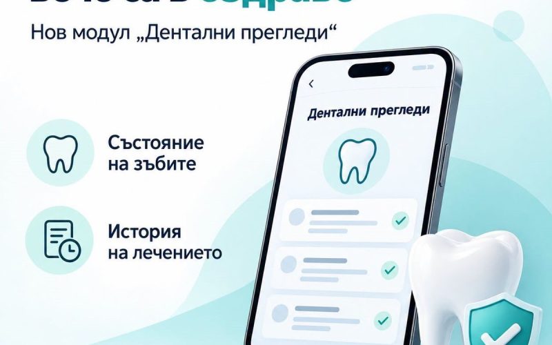 еЗдраве показва вече зъбния статус и леченията